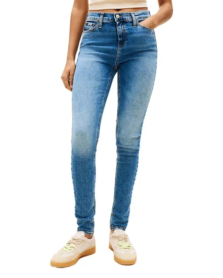 Jean Skinny Femme Nora Faded Mid Rise