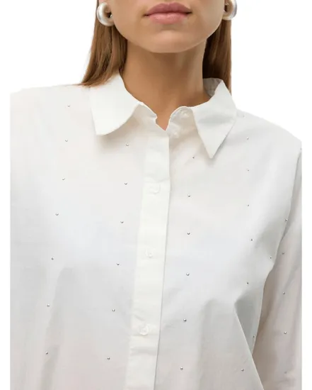 Chemisier Femme Vmcharlotte Stud Ls Shirt Wvn Ga