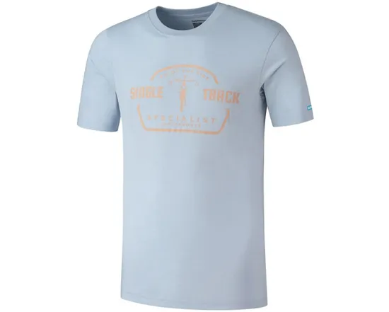 T-shirt manches courtes Homme YAMA SINGLETRACK Bleu