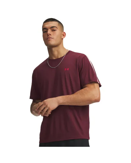 T-shirt Homme UA TECH TAPING SS Rouge