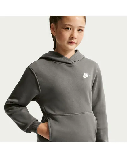 Sweat à capuche Garçon K NSW CLUB FLC HDY LBR Marron