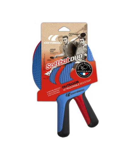 Raquettes de tennis de table Unisexe SOFTBAT PACK DUO Multicolore