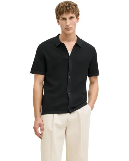 Chemise Tricotée Homme JJEGeorge Noir