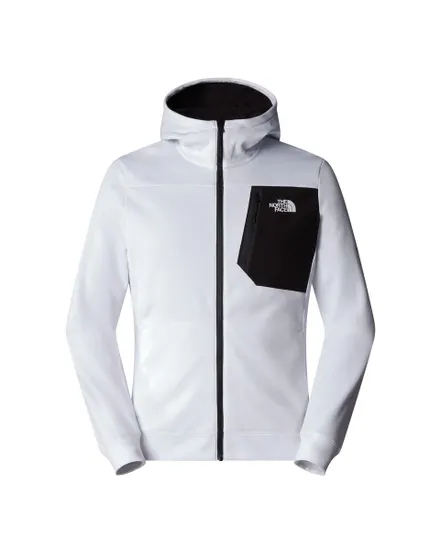 Veste zip à capuche Homme M MA FZ FLEECE Blanc