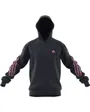 Sweat a capuche manches longues Homme M FI 3S HD Multicolore