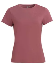 T-shirt manches courtes Femme RUNA LINE ON SS REG TEE Rose