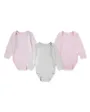 Lot de 3 bodys Bébé NKN BABY ESSENTIALS 3PK LS BS Multicolore