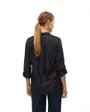 Chemisier Femme VMBUMPY LS GLITTER SHIRT WVN GA NOOS Noir/Argent
