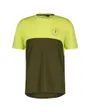 Maillot manches courtes Homme TRAIL FLOW DRI Jaune/Vert Sapin