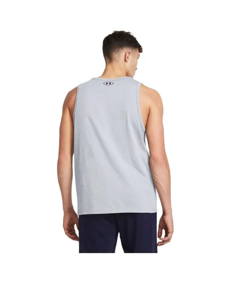 T-Shirt SS Manches Homme UA SPORTSTYLE LOGO TANK Gris