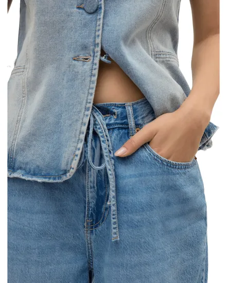 Short Femme Vmvilla Bermuda Denim Jean