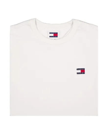 T-shirt col rond Homme REG BADGE TEE EX Écru